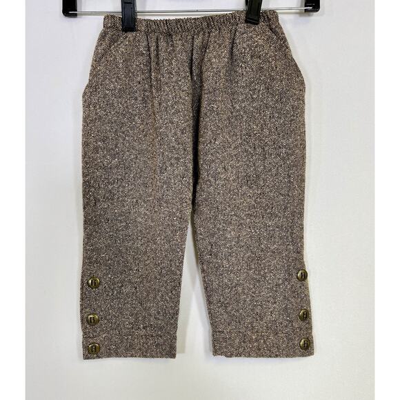 Persnickety Girls Red Cardigan And Brown Wool Blend Pants USA Made Size 4 - Picture 4 of 16